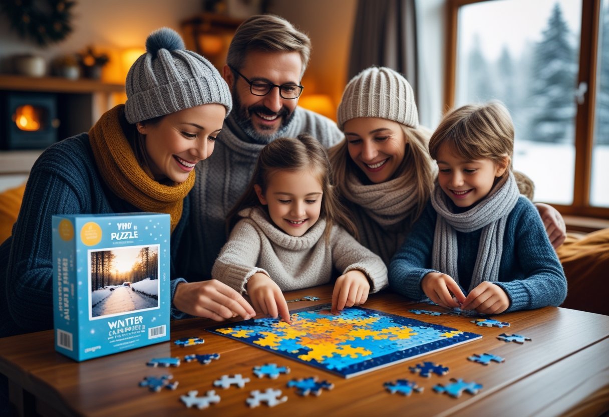 Sådan vælger du det perfekte puslespil til vinterferien